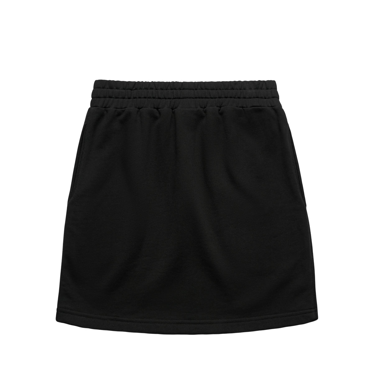 Wo's Terry Skirt 4906 - Black - Back