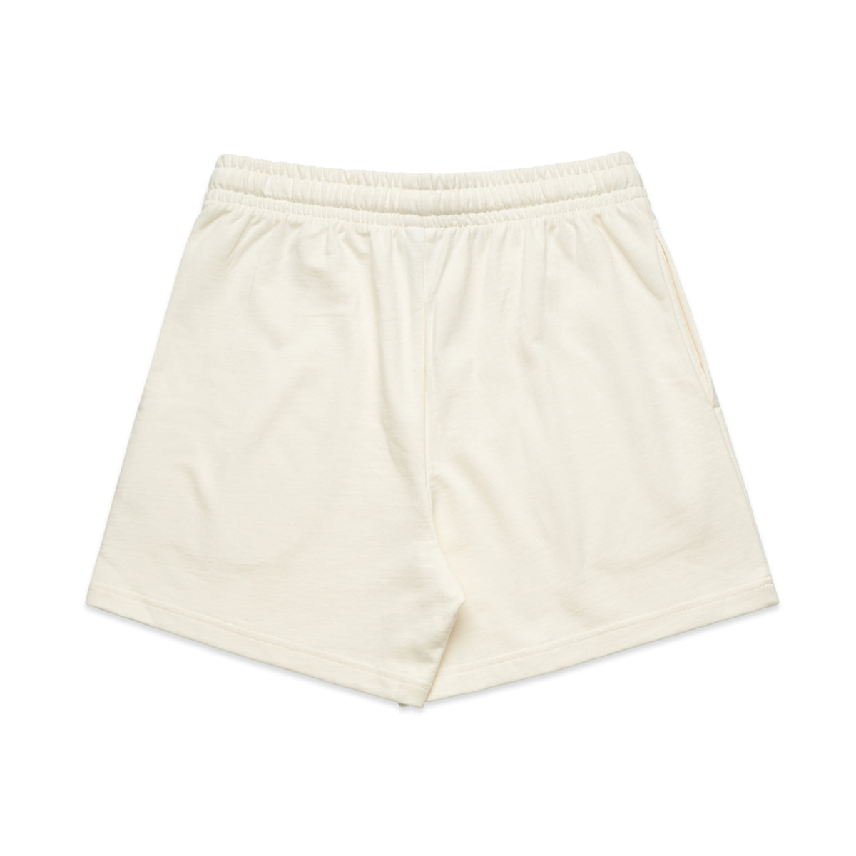 Wo's Stadium Short 4916S - Ecru - Back