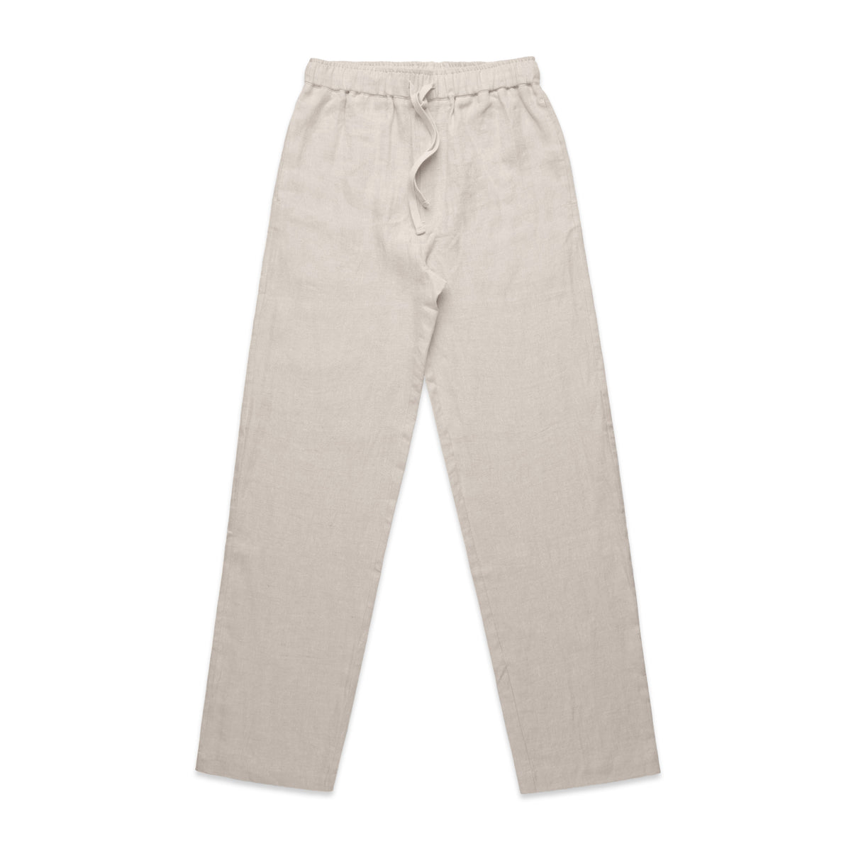 Wo's Linen Pants 4922S - Natural - Front
