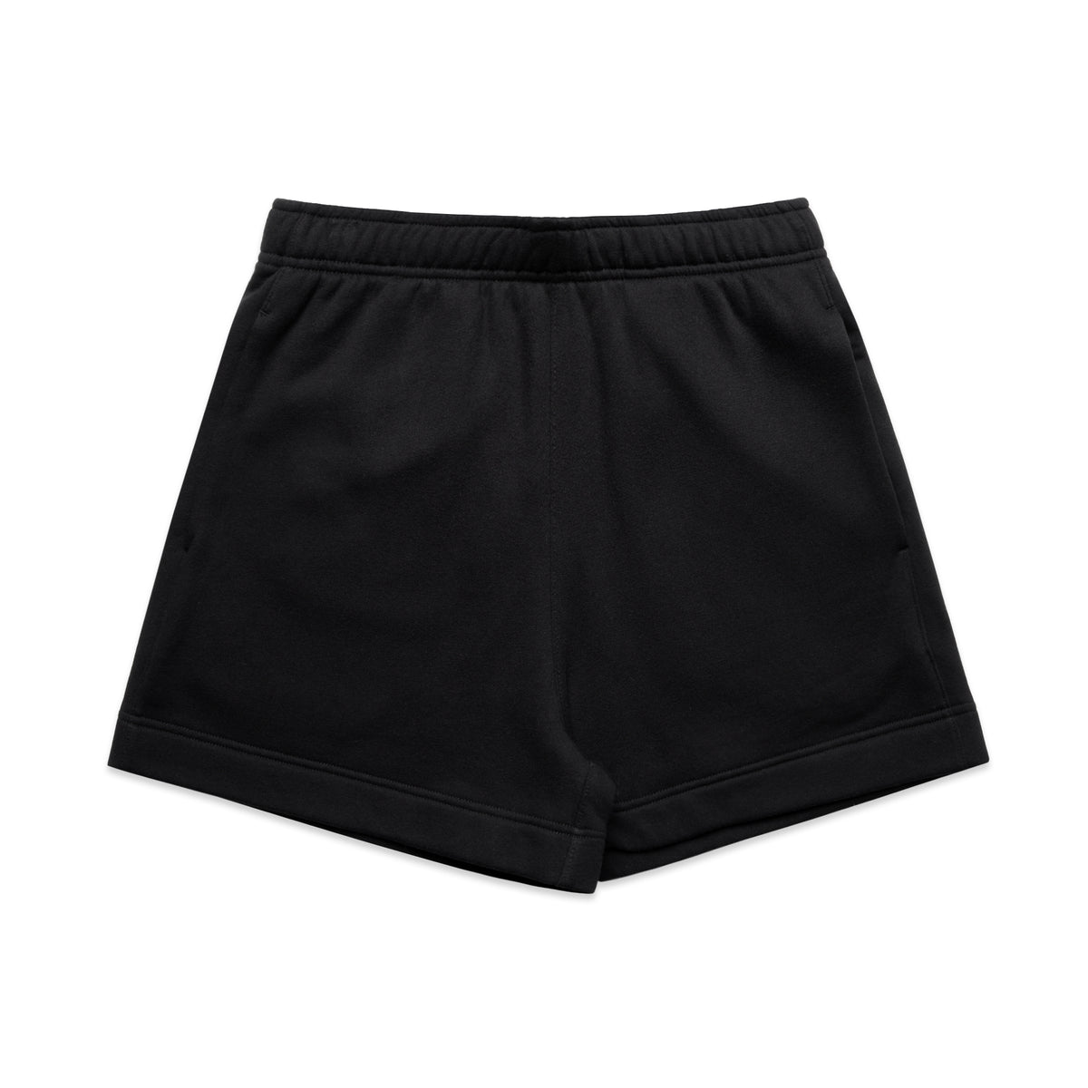 Wo's Relax Track Shorts 4933 - Black - Front
