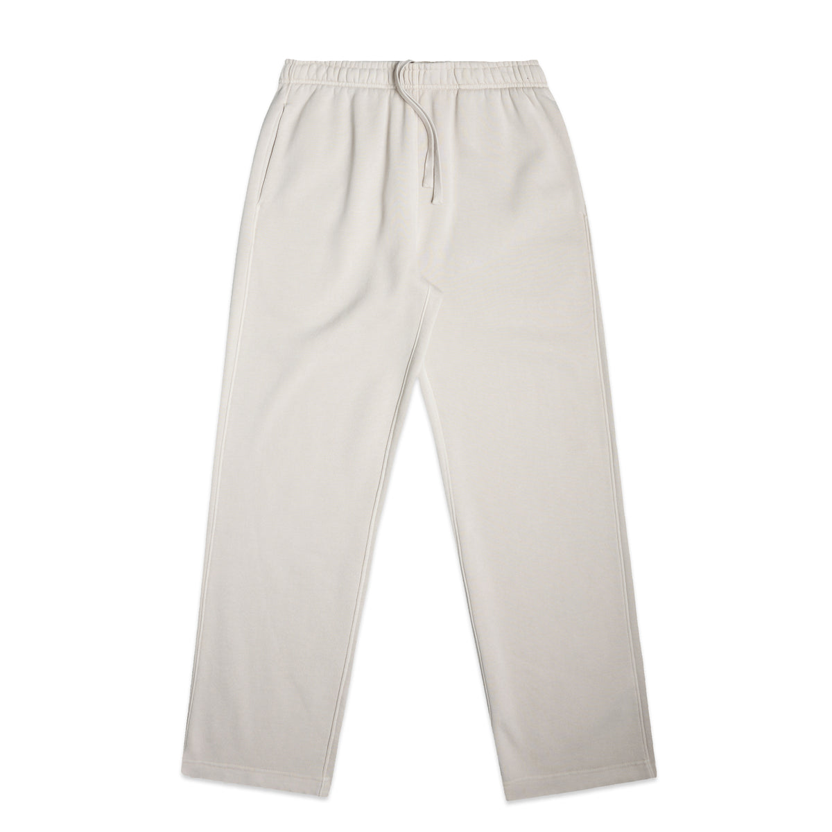 Wo's Relax Faded Cuffless Track Pants 4940 - Faded Bone - Front