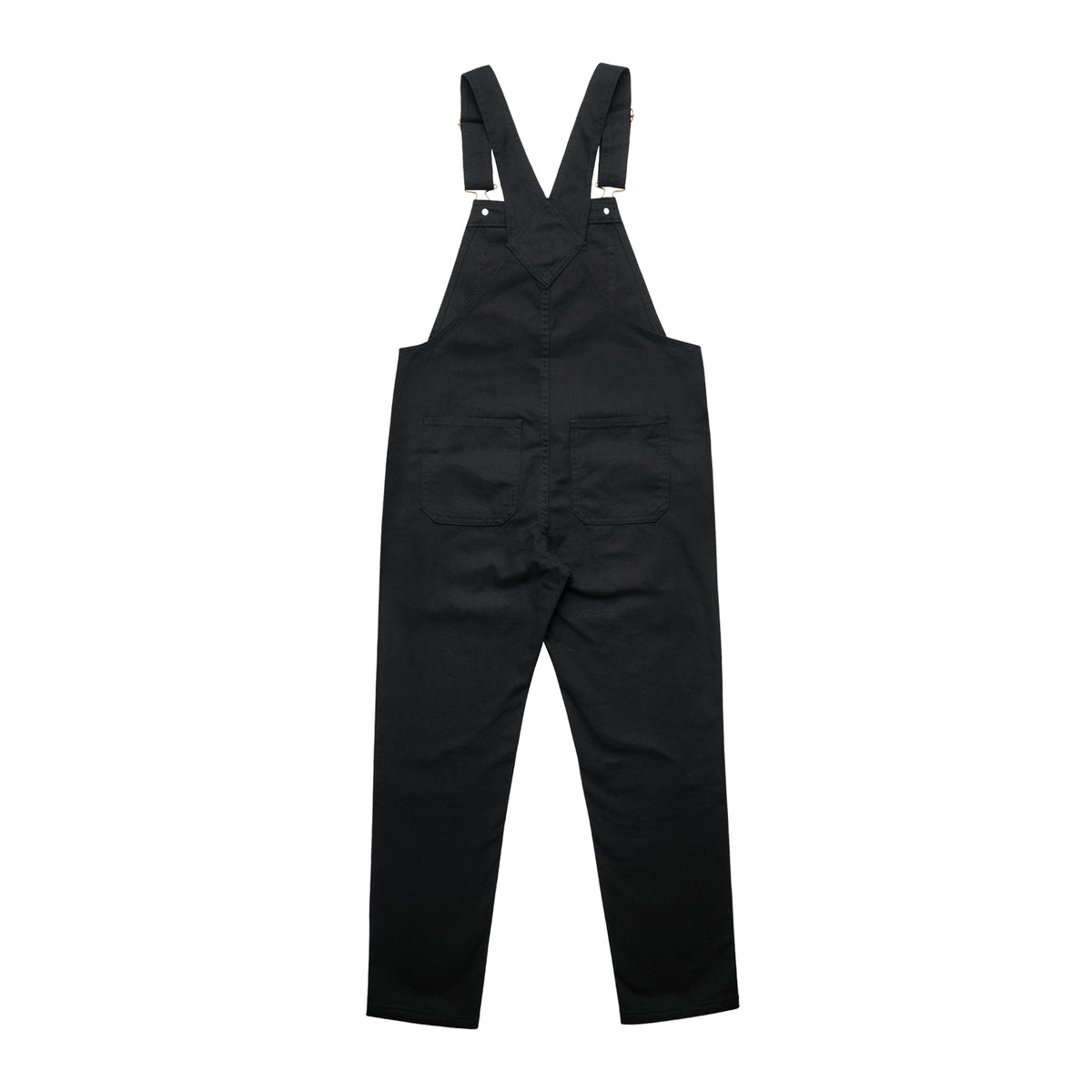 Wo's Canvas Overalls 4980 - Black - Back