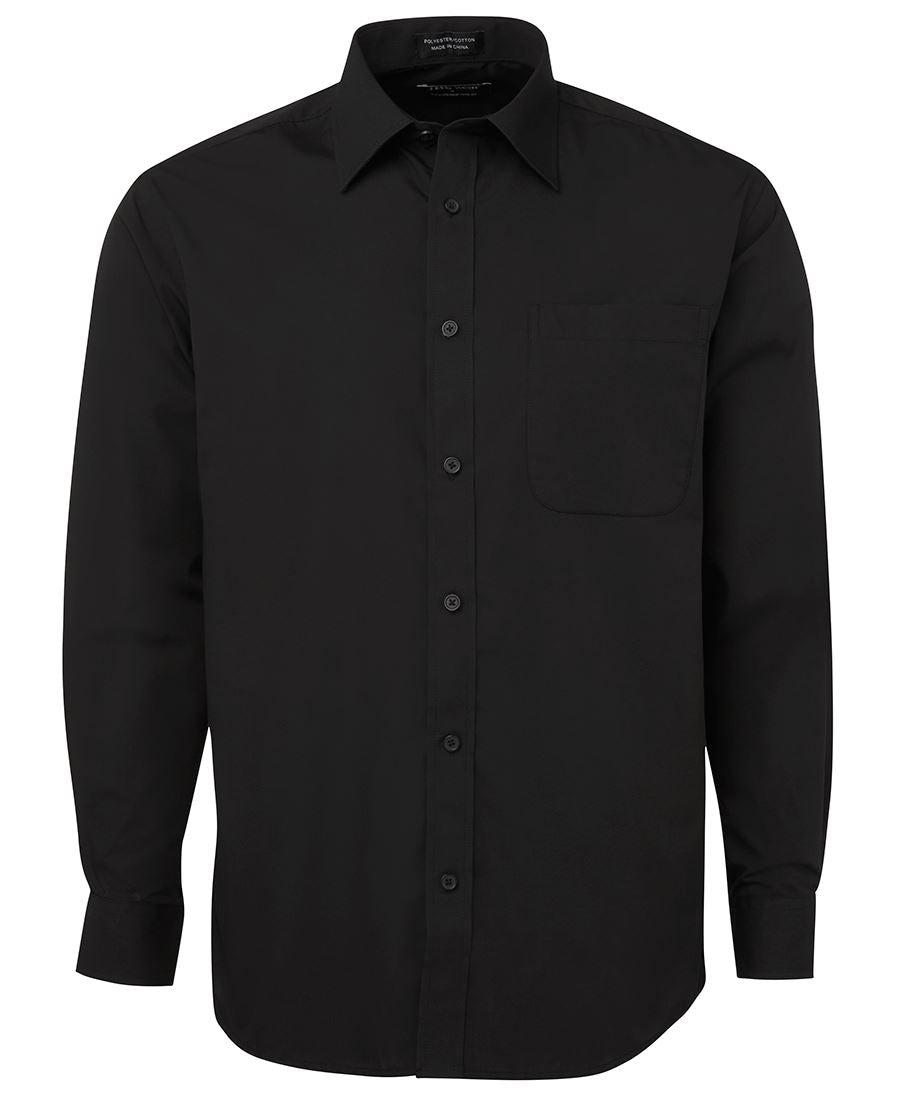 JB's L/S & S/S Poplin Shirt - Black - Front