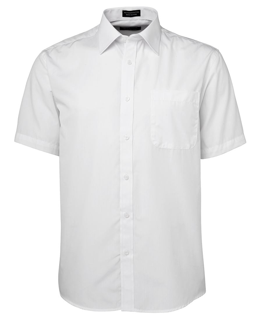 JB's L/S & S/S Poplin Shirt - White - Front