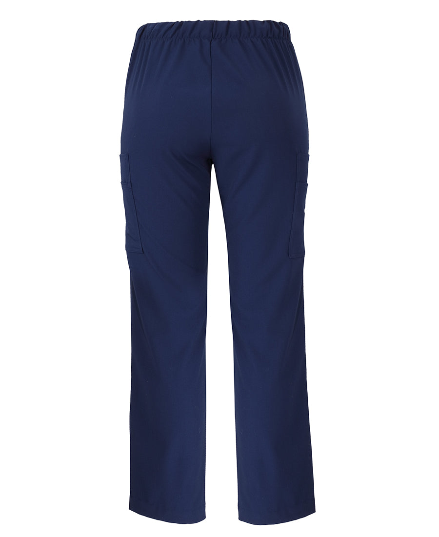 JB's Ladies Nu Scrub Cargo Pant - Indigo - Back
