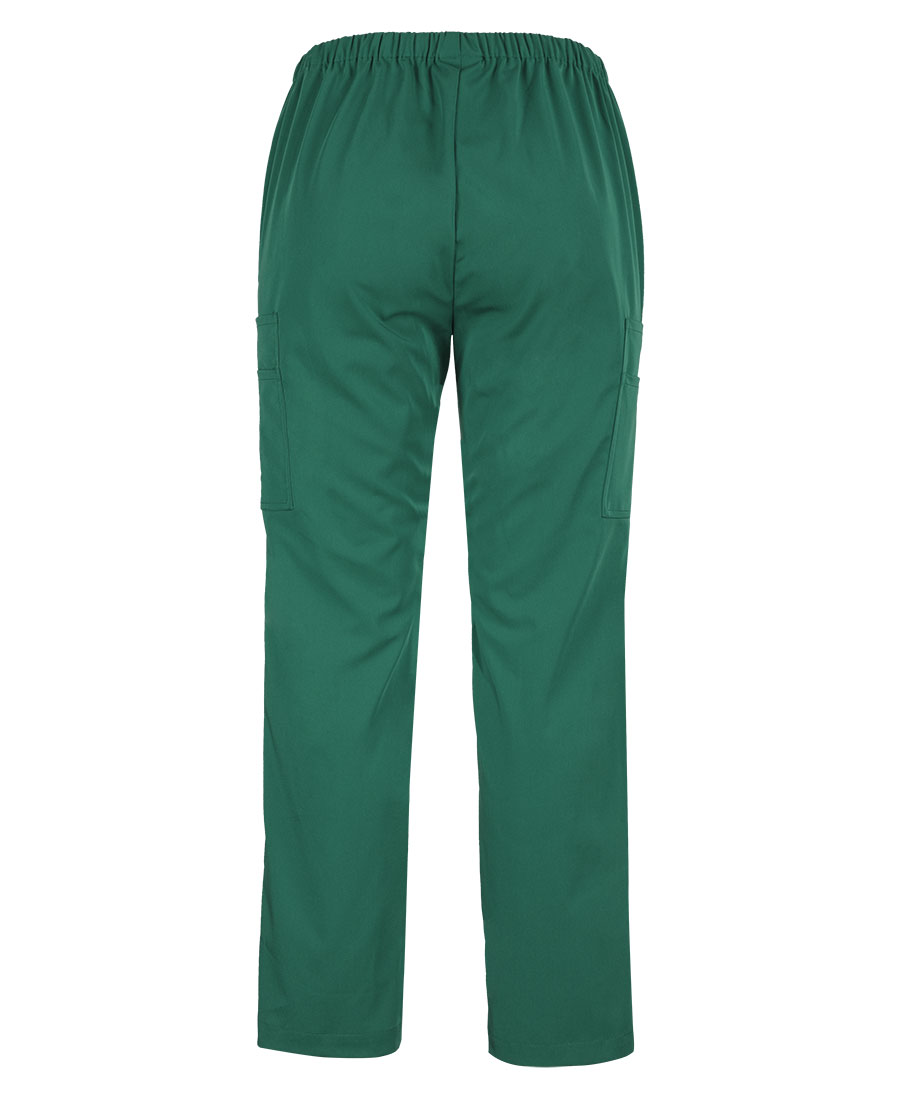 JB's Ladies Nu Scrub Cargo Pant - Hunter Green - Back
