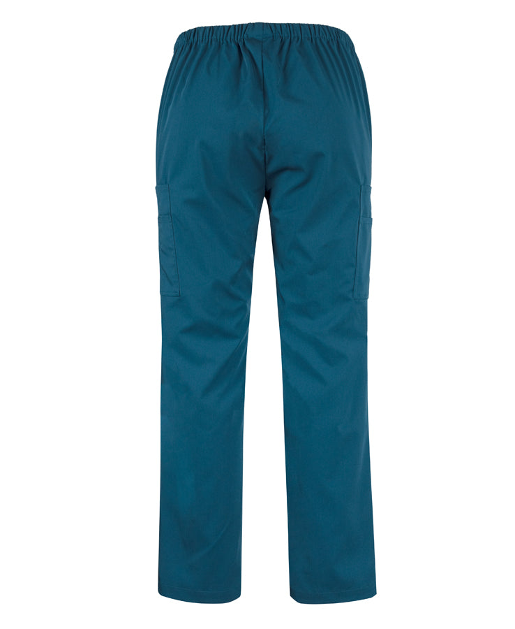 JB's Ladies Nu Scrub Cargo Pant - Storm Blue - Back