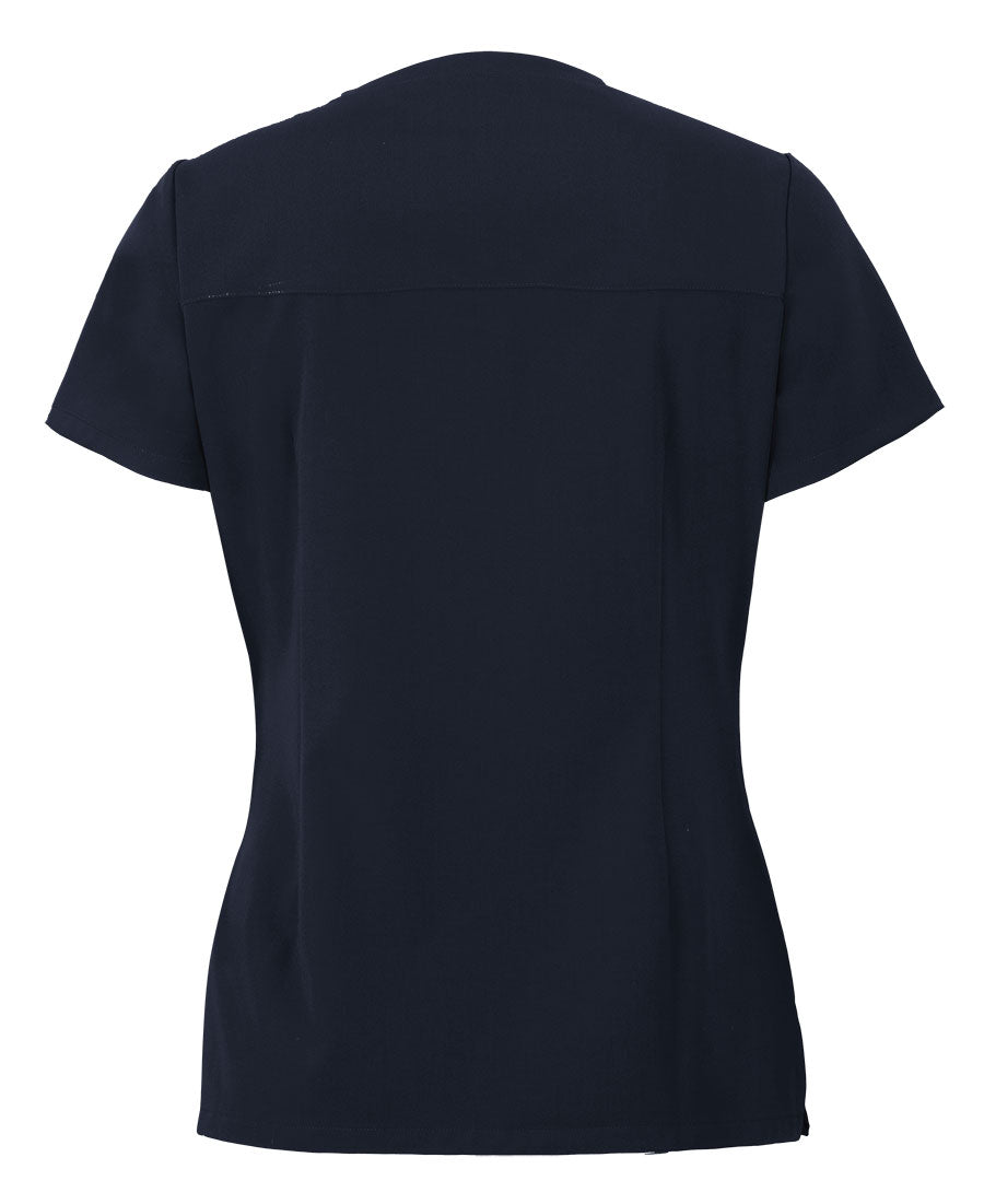 JB's Ladies Nu Scrub Top - Navy - Back