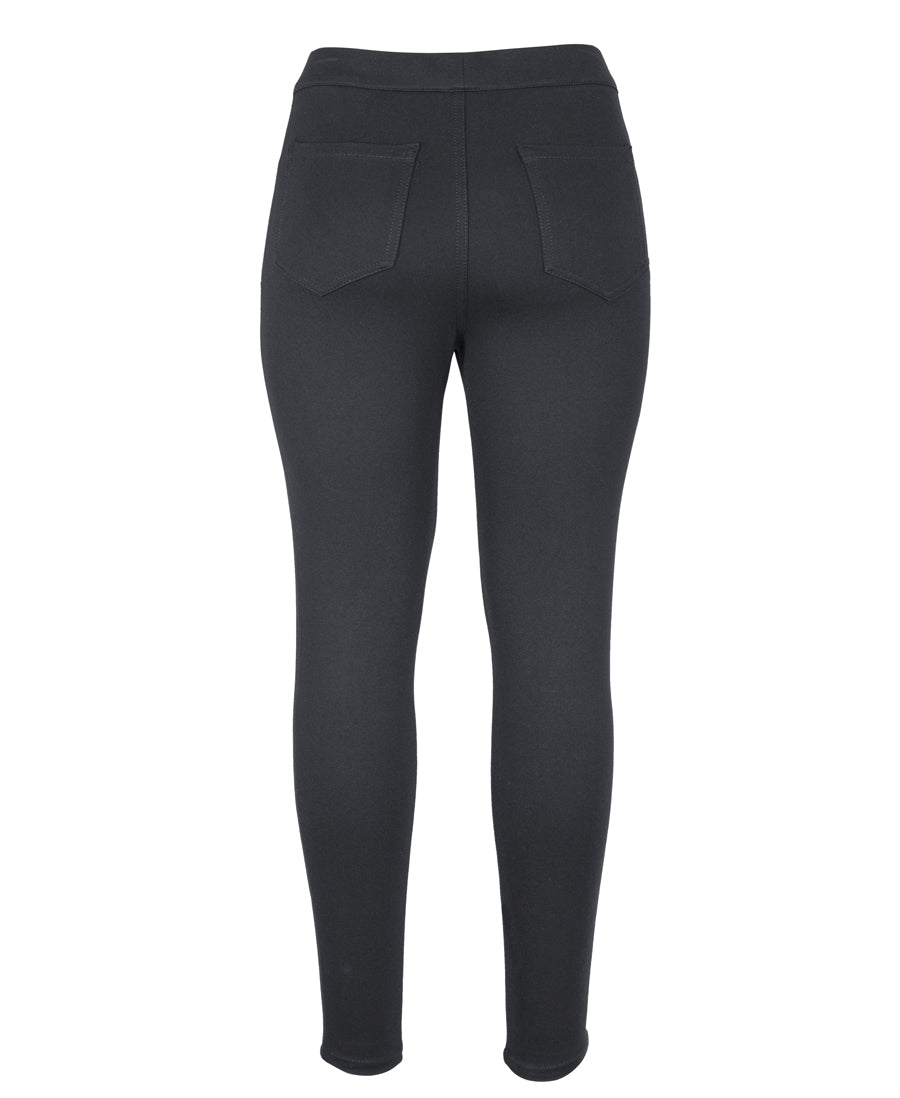 JB's Ladies Stretch Jegging - Black - Back