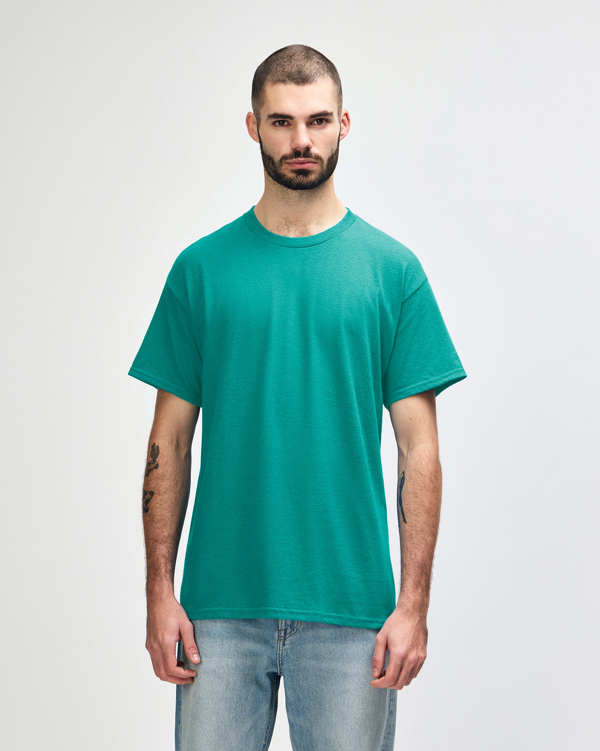 Gildan Heavy Cotton 5000 T-Shirt - Antique Jade Dome