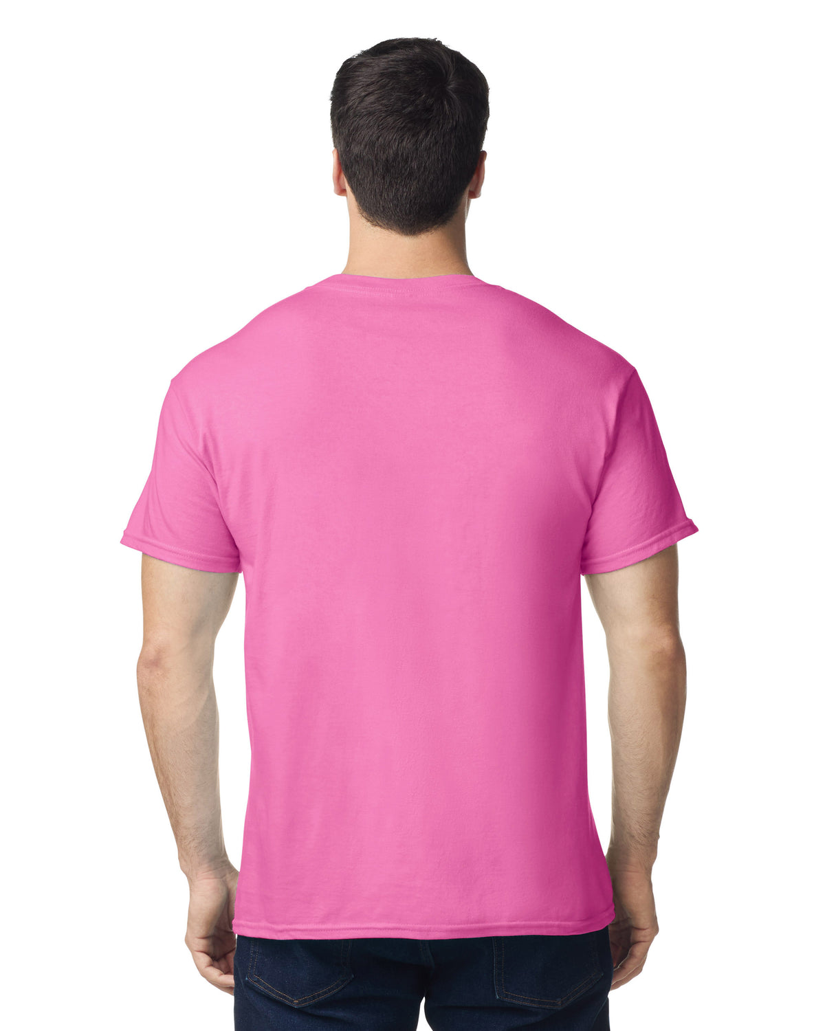 Gildan Heavy Cotton 5000 T-Shirt - Azalea - Back