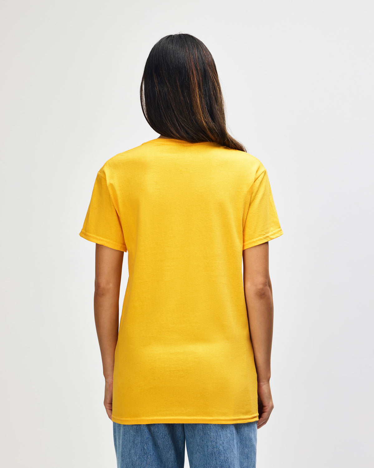 Gildan Heavy Cotton 5000 T-Shirt - Gold - Back