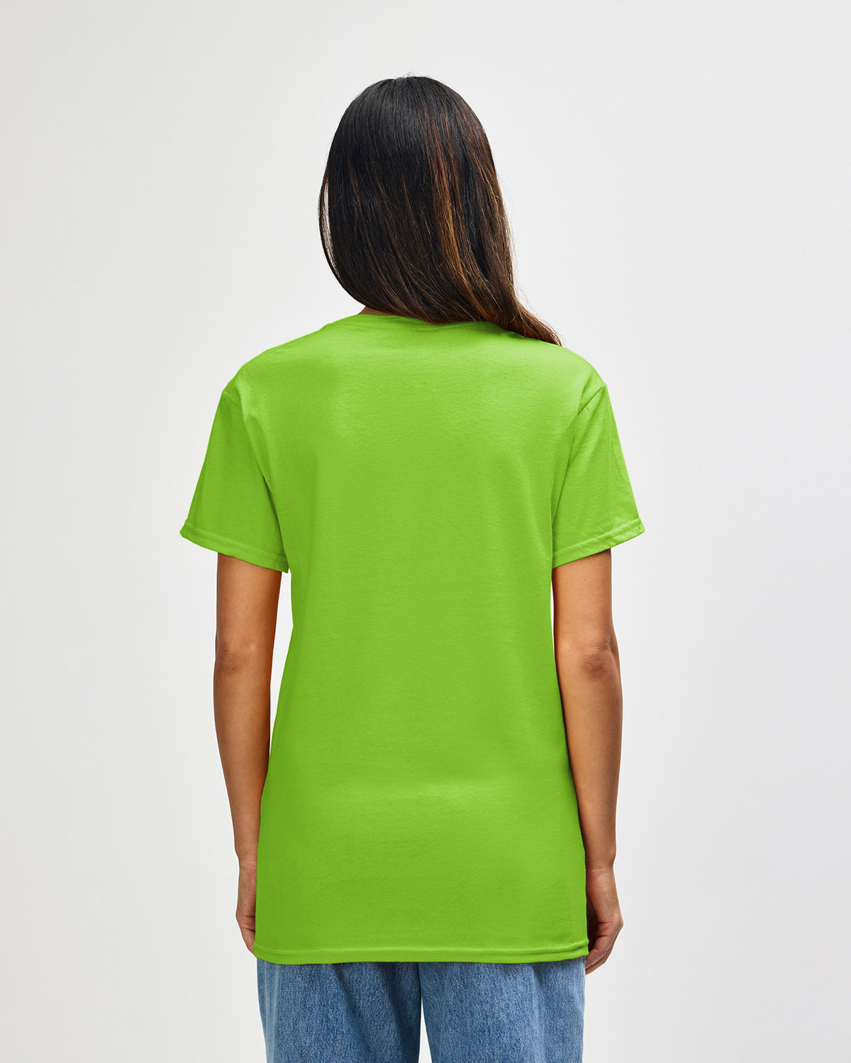 Gildan Heavy Cotton 5000 T-Shirt - Lime - Back