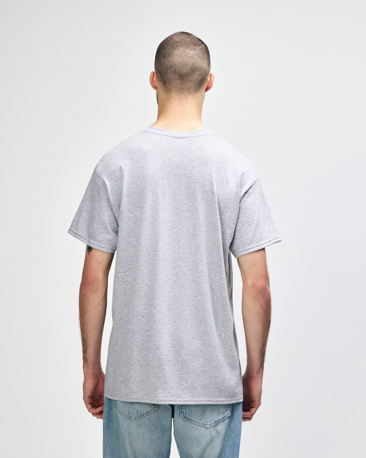 Gildan Heavy Cotton 5000 T-Shirt - Sport Grey - Back