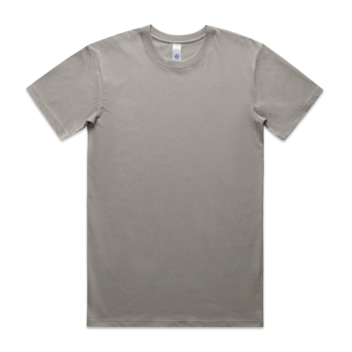 Staple Organic Tee 5001G - Granite - Front