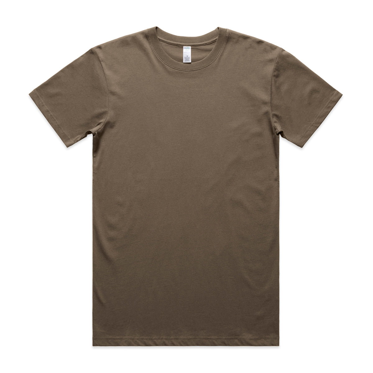 Staple Organic Tee 5001G - Walnut - Front