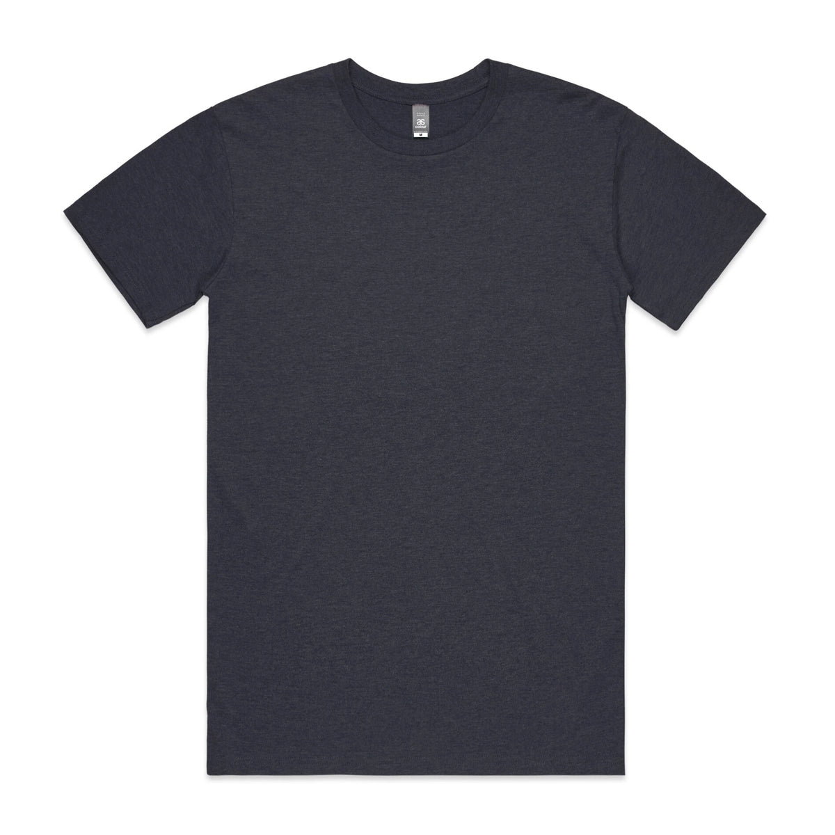 Staple Marle Tee 5001M - Navy Marle - Front