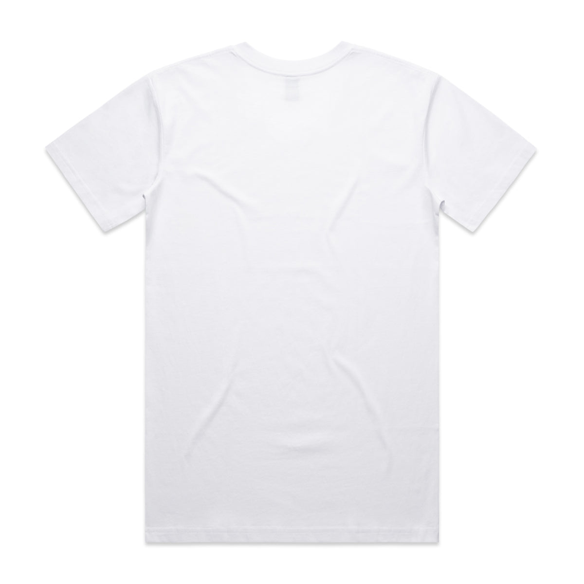 Staple V Neck Tee 5001V - White - Back