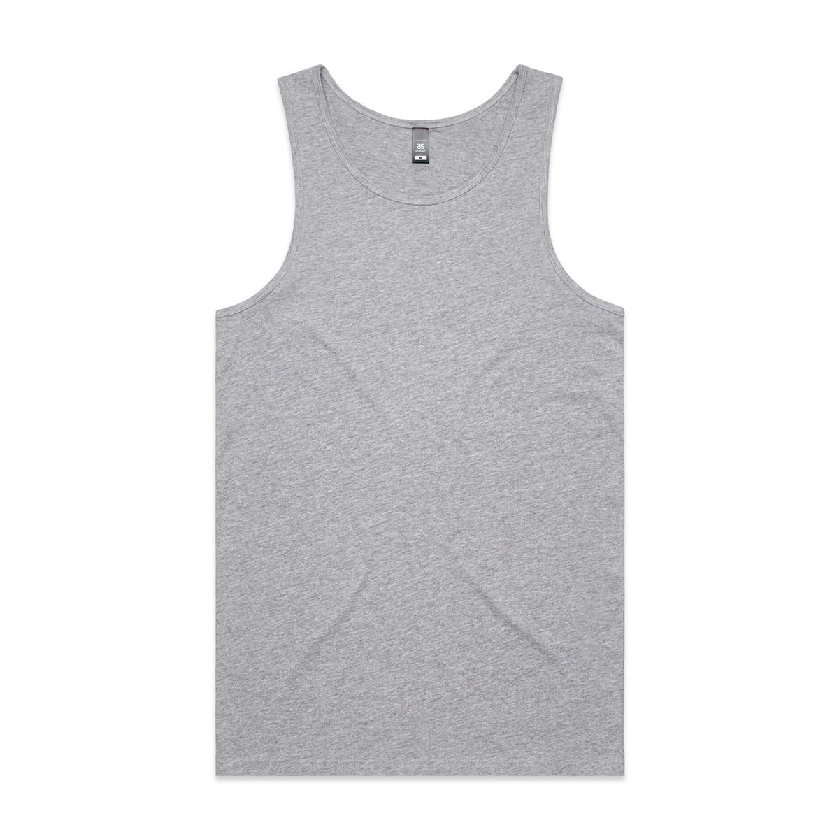 Lowdown Singlet 5007S - Grey Marle - Front