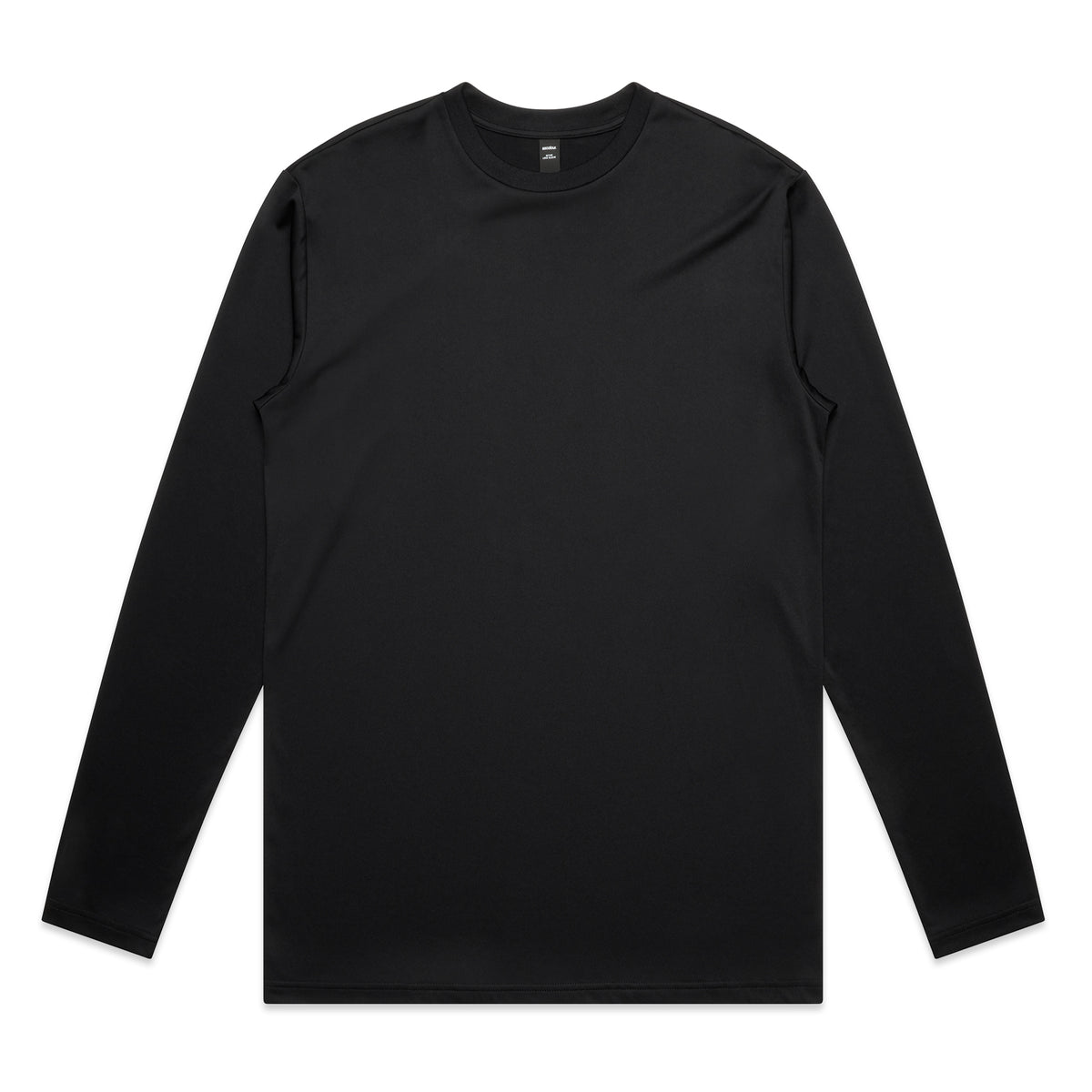 Staple Active L/S Tee 5020A - Black - Front