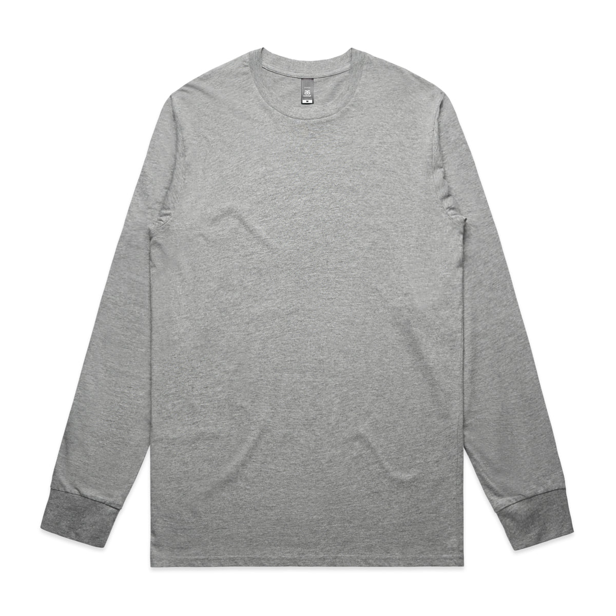 Staple L/S Tee 5020 - Grey Marle - Front