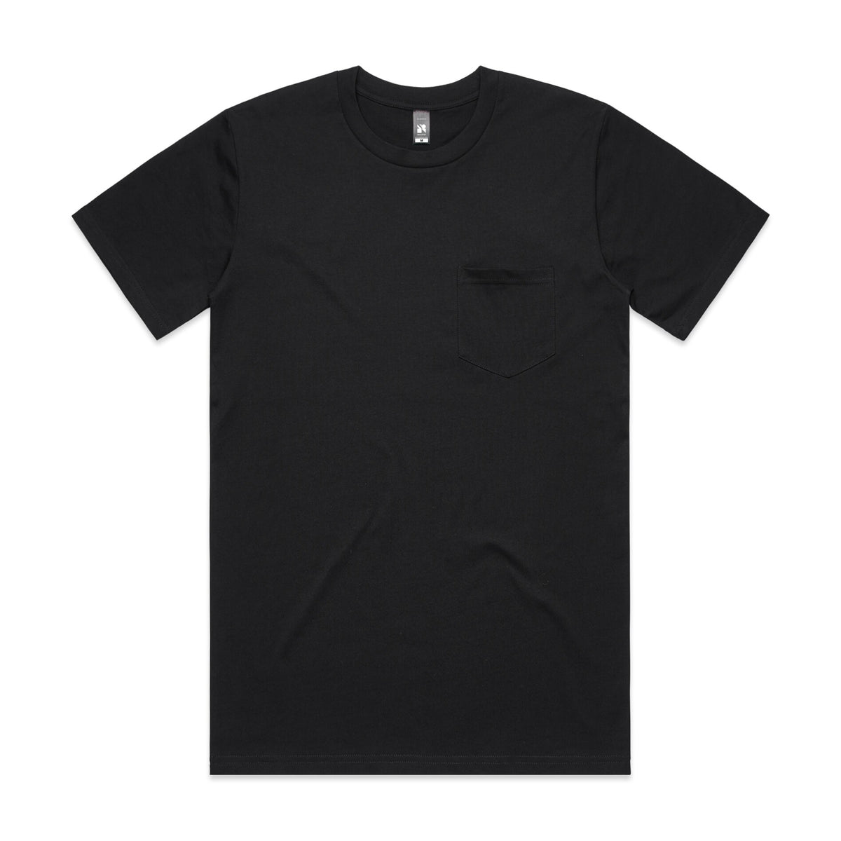 Classic Pocket Tee 5027 - Black - Front