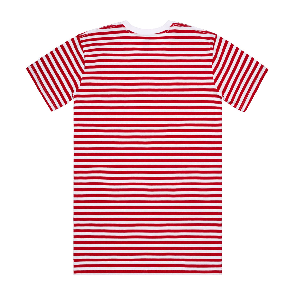 Staple Stripe Tee 5028S - White/Red - Back