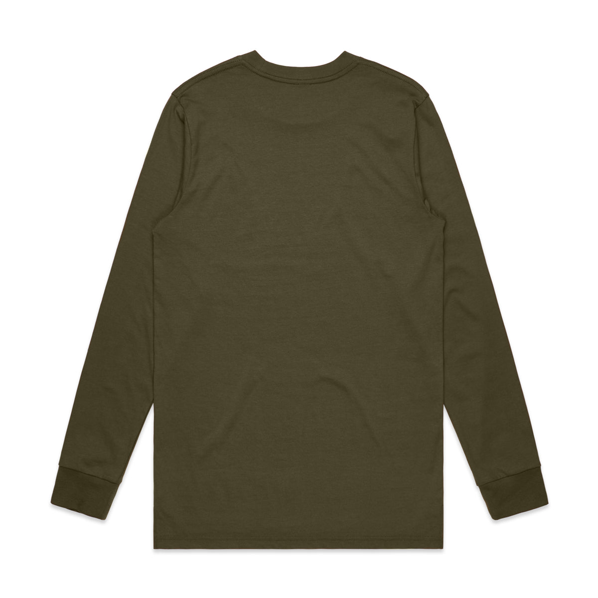 Base L/S Tee 5029S - Army - Back