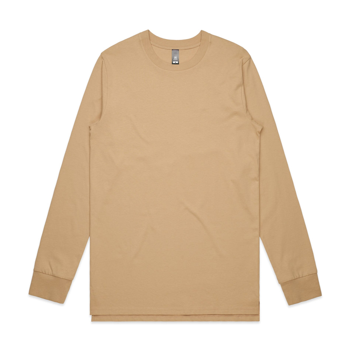 Base L/S Tee 5029S - Tan - Front