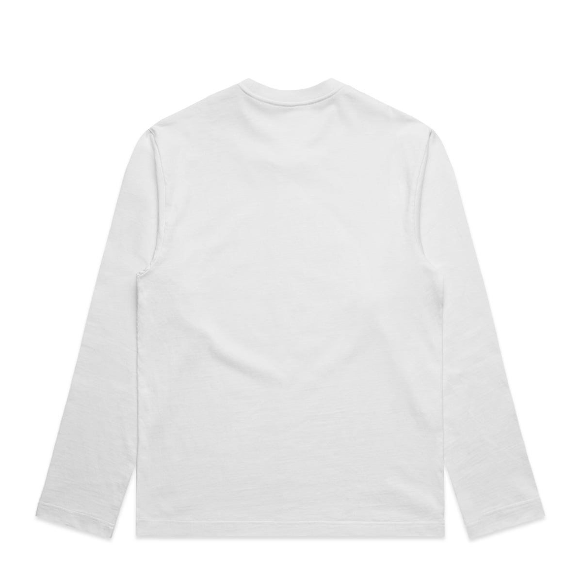 Box L/S Tee 5031 - White - Back