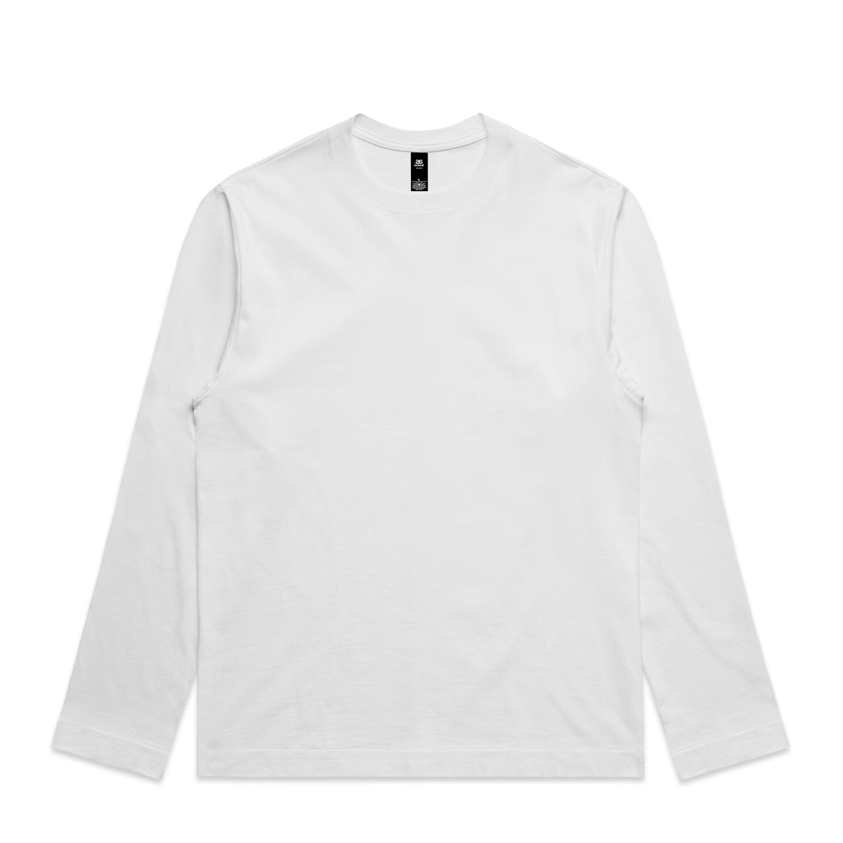 Box L/S Tee 5031 - White - Front
