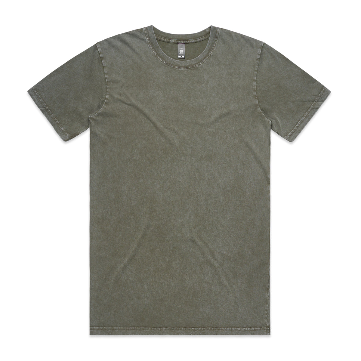 Staple Stone Wash Tee 5040 - Moss Stone - Front