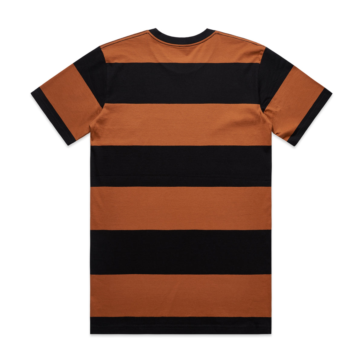 Wide Stripe Tee 5045 - Copper/Black - Back