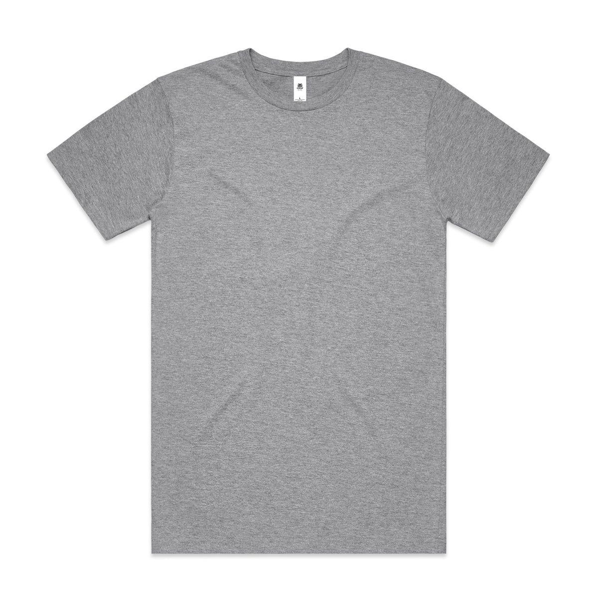 Block Tubular Tee 5050T - Grey Marle - Front