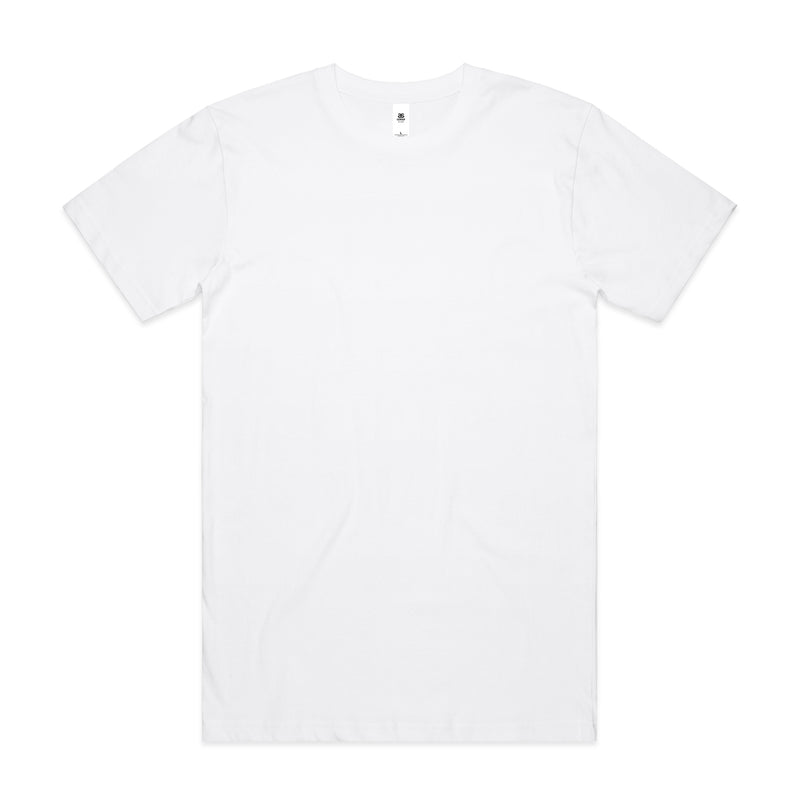 Block Tee 5050 - White - Front