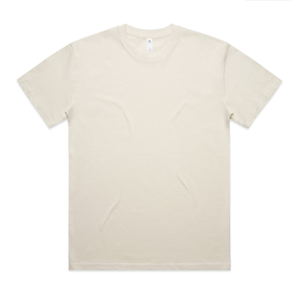 Block Oversized Tee 5052 - Ecru - Front