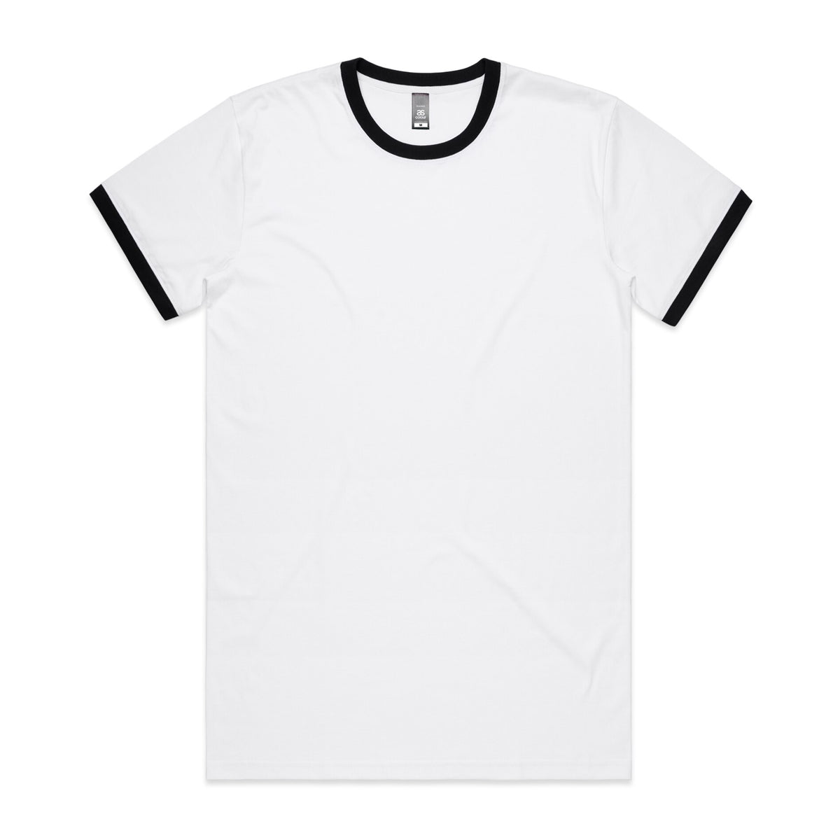 Staple Ringer Tee 5053 - White/Black - Front