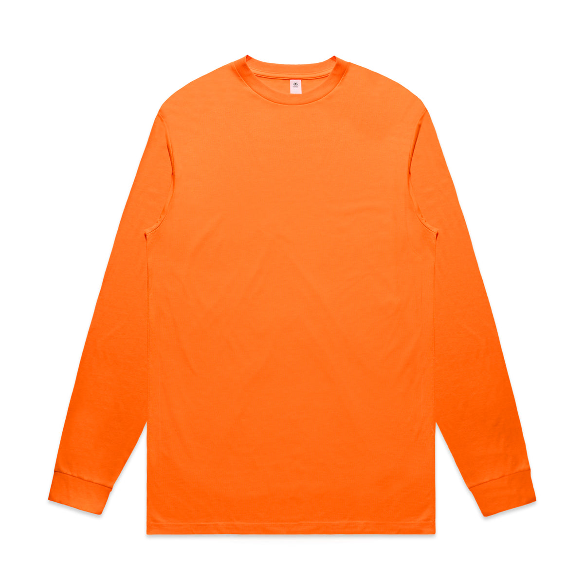 Block Safety L/S Tee 5054F - Safety Orange - Front