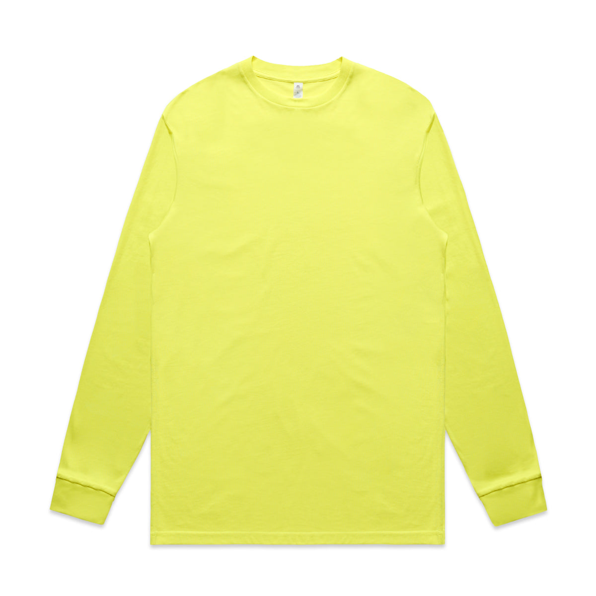Block Safety L/S Tee 5054F - Safety Yellow - Front