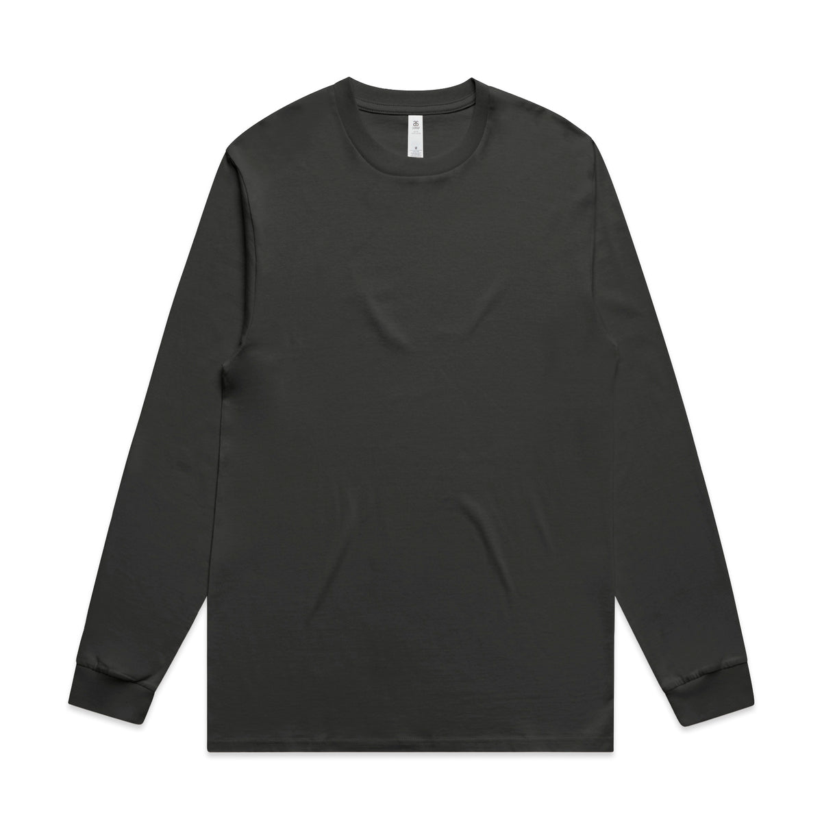 Block L/S Tee 5054 - Coal - Front