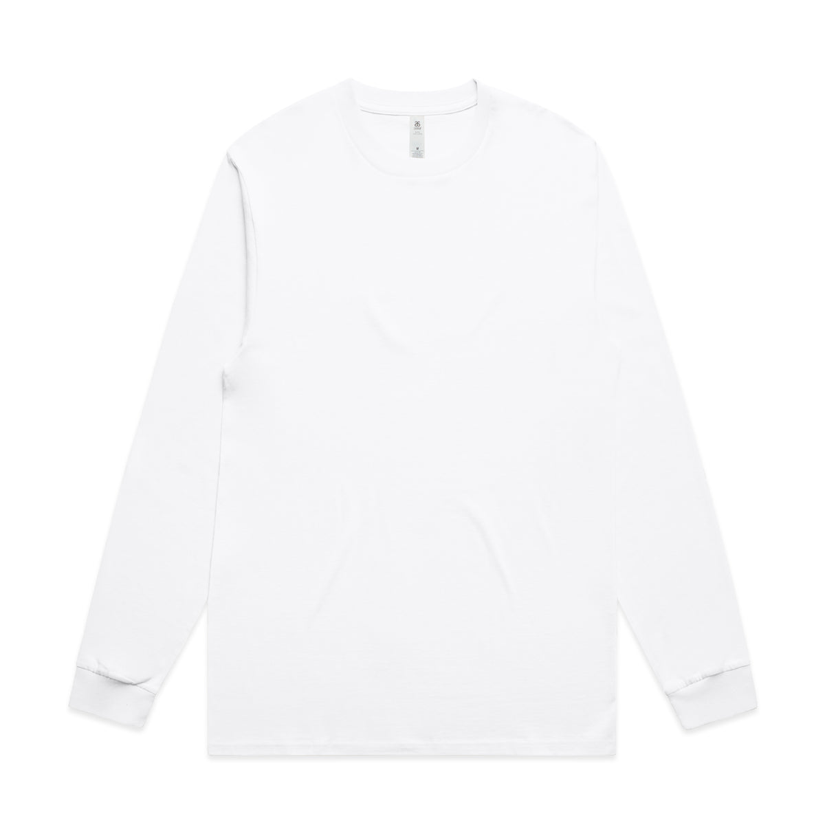 Block L/S Tee 5054 - White - Front