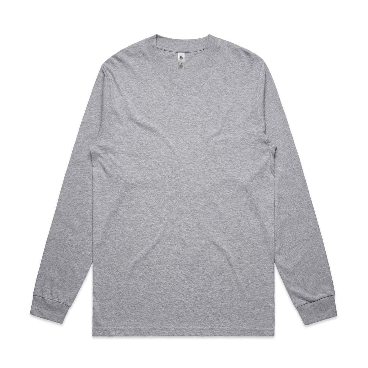 General L/S Tee 5056S - Grey Marle - Front