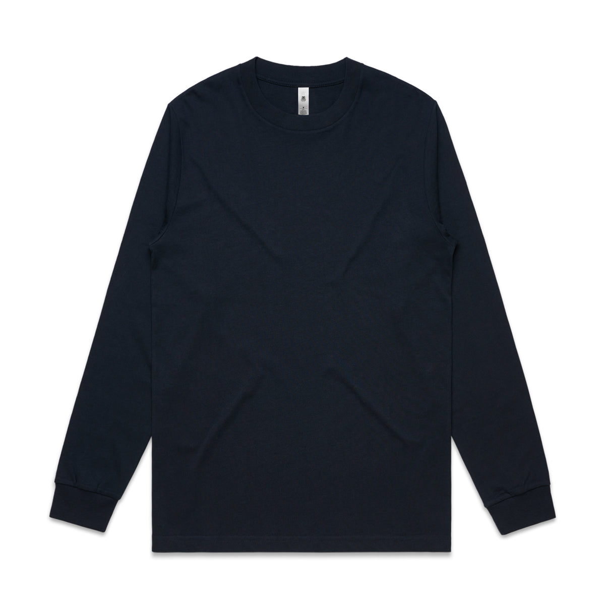 General L/S Tee 5056S - Navy - Front