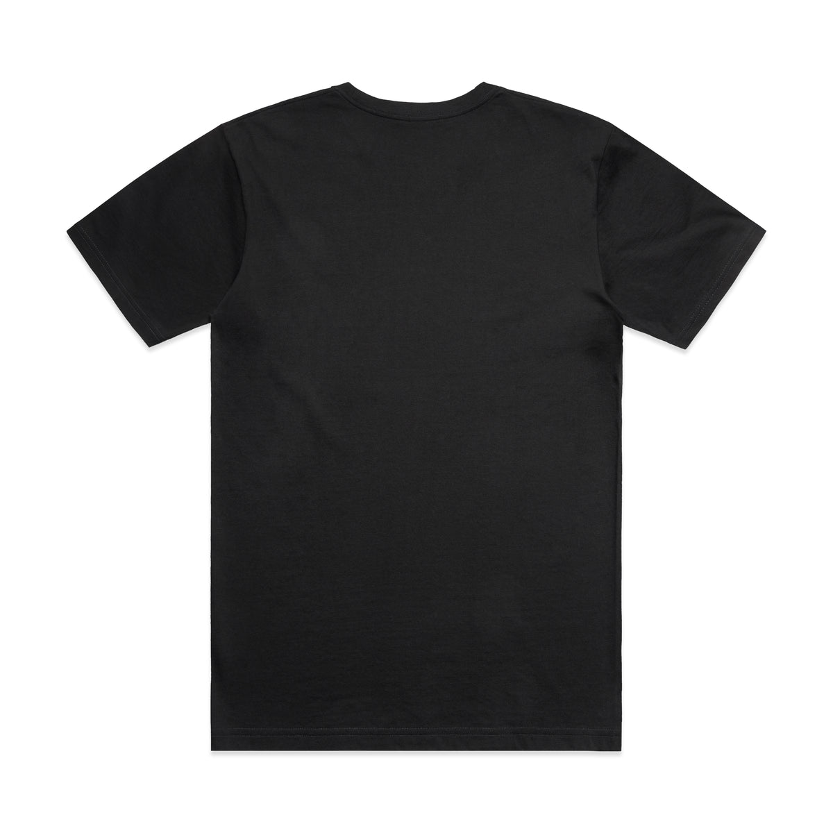Block Minus Tee [-6cm] 5058 - Black - Back