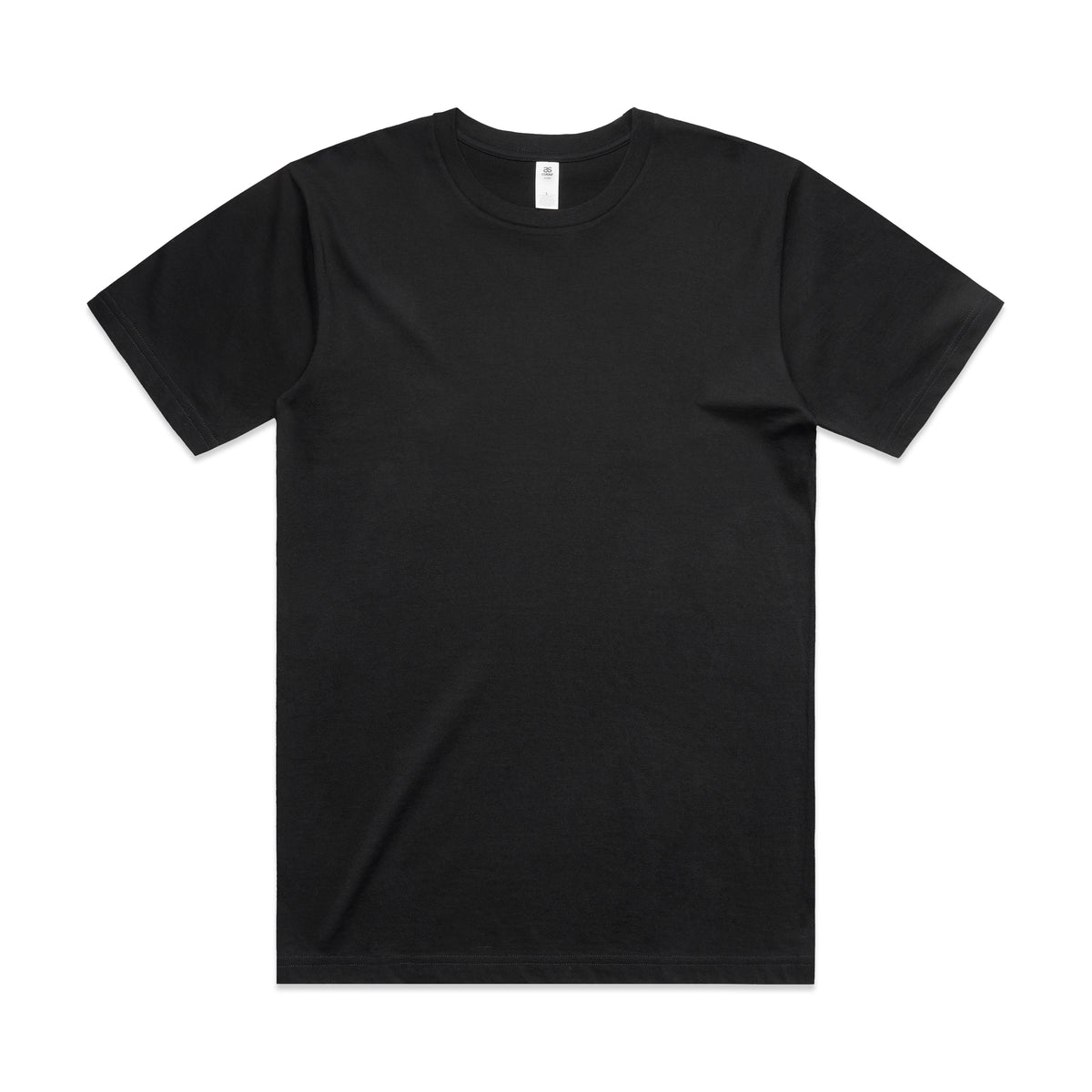 Block Minus Tee [-6cm] 5058 - Black - Front