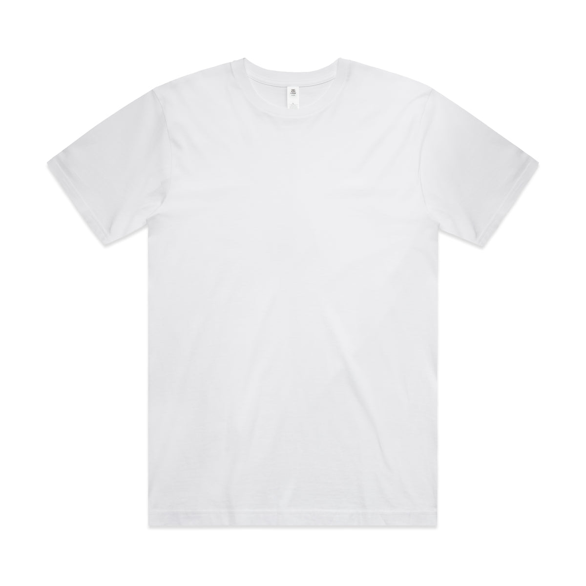Block Minus Tee [-6cm] 5058 - White - Front