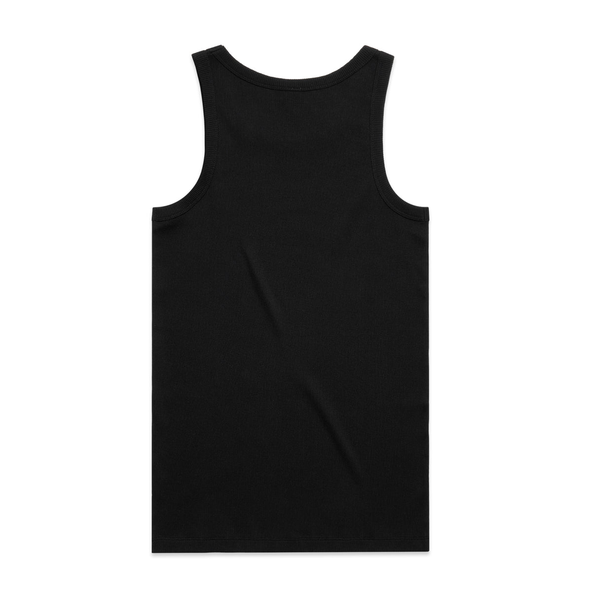 Organic Rib Singlet 5063G - Black - Back