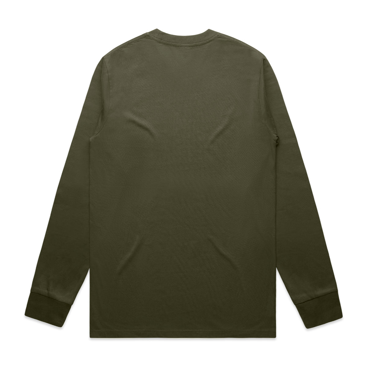 Classic L/S Tee 5071 - Army - Back