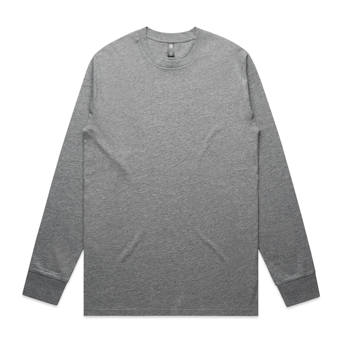 Classic L/S Tee 5071 - Grey Marle - Front