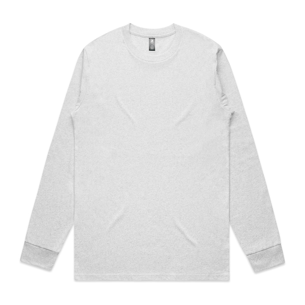 Classic L/S Tee 5071 - White Marle - Front